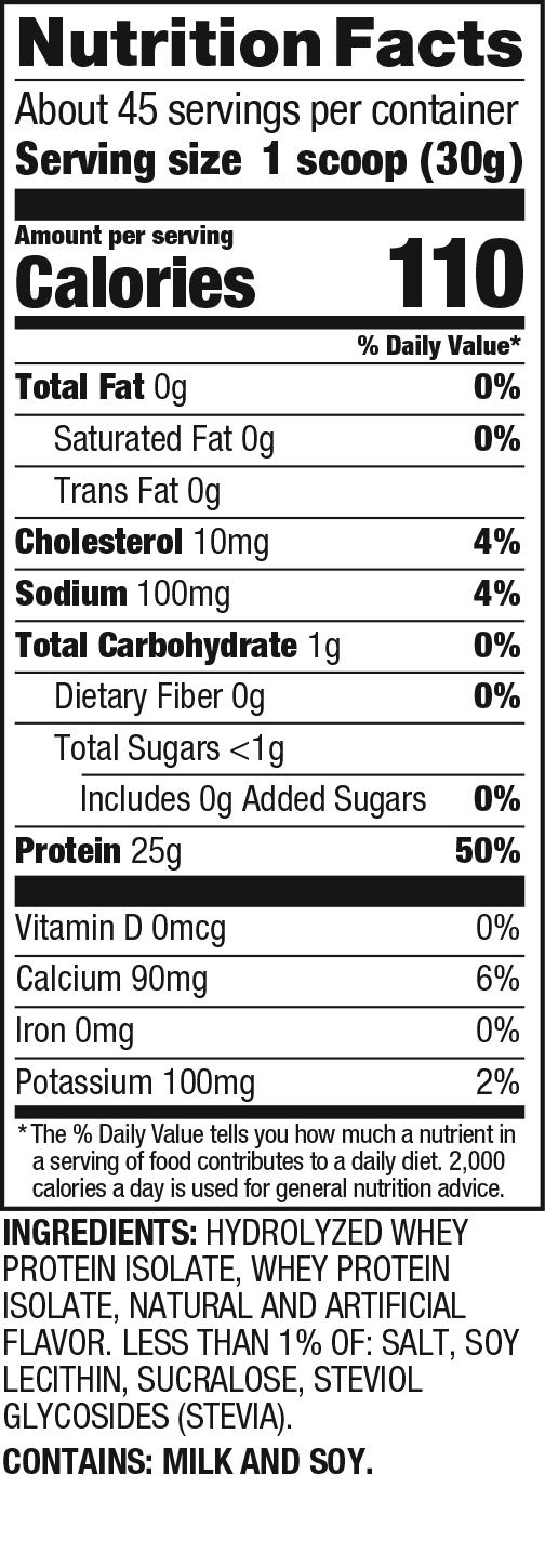 Iso100 hydrolyzed deals whey protein isolate